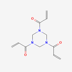 molecular formula C12H15N3O3 B1194398 1,3,5-Triacryloylhexahydro-1,3,5-triazine CAS No. 959-52-4
