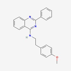 molecular formula C23H21N3O B11943992 N-(4-Methoxyphenethyl)-2-phenylquinazolin-4-amine CAS No. 853310-75-5