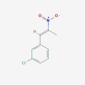molecular formula C9H8ClNO2 B119440 1-(3-Chlorophenyl)-2-nitropropene CAS No. 155988-36-6