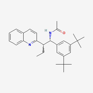 molecular formula C29H38N2O B11944032 N-((1S,2S)-1-(3,5-Di-tert-butylphenyl)-2-(quinolin-2-yl)butyl)acetamide 