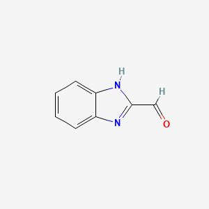 molecular formula C8H6N2O B1194407 1H-Benzimidazole-2-carboxaldehyde CAS No. 3314-30-5