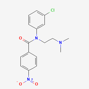 molecular formula C17H18ClN3O3 B11944070 N-(3-Chlorophenyl)-N-(2-(dimethylamino)ethyl)-4-nitrobenzamide CAS No. 853334-48-2