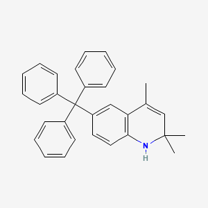 molecular formula C31H29N B11944078 2,2,4-Trimethyl-6-trityl-1,2-dihydro-quinoline CAS No. 121983-02-6