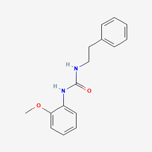 molecular formula C16H18N2O2 B11944082 N-(2-methoxyphenyl)-N'-(2-phenylethyl)urea 