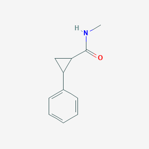 molecular formula C11H13NO B11944086 N-methyl-2-phenylcyclopropanecarboxamide 