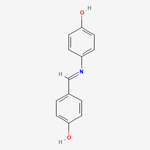 molecular formula C13H11NO2 B11944109 alpha-(4-Hydroxyphenylimino)-P-cresol CAS No. 3246-65-9