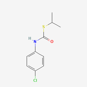 molecular formula C10H12ClNOS B11944133 S-Isopropyl N-(4-chlorophenyl)thiolcarbamate CAS No. 10129-38-1