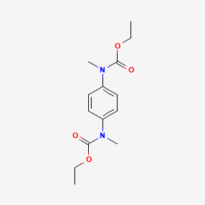 molecular formula C14H20N2O4 B11944174 Diethyl 1,4-phenylenebis(methylcarbamate) CAS No. 13592-40-0