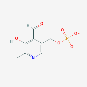 molecular formula C8H8NO6P-2 B1194418 Pyridoxal 5'-phosphate(2-) 