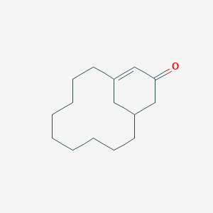 molecular formula C15H24O B11944181 Bicyclo[9.3.1]pentadec-11-en-13-one CAS No. 32080-72-1