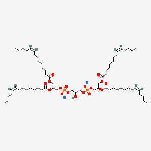 molecular formula C65H116Na2O17P2 B11944205 disodium;[3-[[(2R)-2,3-bis[[(Z)-tetradec-9-enoyl]oxy]propoxy]-oxidophosphoryl]oxy-2-hydroxypropyl] [(2R)-2,3-bis[[(Z)-tetradec-9-enoyl]oxy]propyl] phosphate 