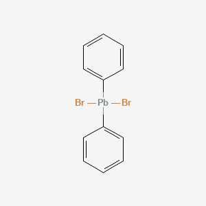 molecular formula C12H10Br2Pb B11944207 Plumbane, dibromodiphenyl- CAS No. 3124-29-6