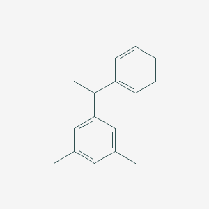 molecular formula C16H18 B11944257 1,3-Dimethyl-5-(1-phenylethyl)benzene CAS No. 75898-09-8