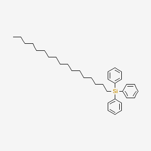 molecular formula C35H50Si B11944303 Heptadecyltriphenylsilane 