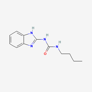 molecular formula C12H16N4O B1194431 1-(2-Benzimidazolyl)-3-n-butylurea CAS No. 24374-77-4