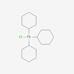 molecular formula C18H33ClPb B11944333 Chlorotricyclohexyllead CAS No. 117591-21-6