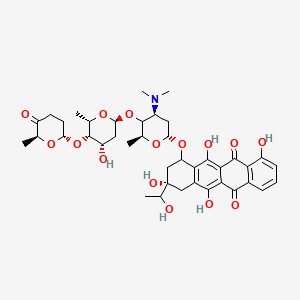 molecular formula C40H51NO15 B1194435 Trisarubicinol CAS No. 80470-08-2