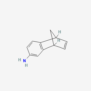 molecular formula C11H11N B11944375 1,4-Methanonaphthalene-6-amine, 1,4-dihydro- CAS No. 35391-95-8