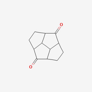 molecular formula C12H14O2 B11944466 Decahydrodicyclopenta[CD,GH]pentalene-3,6-dione CAS No. 98230-16-1