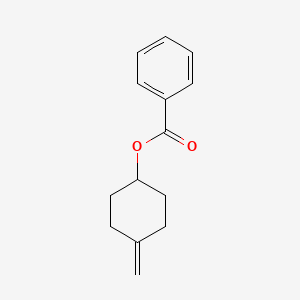 molecular formula C14H16O2 B11944472 4-Methylenecyclohexyl benzoate 