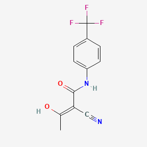 molecular formula C12H9F3N2O2 B1194450 Teriflunomide CAS No. 108605-62-5