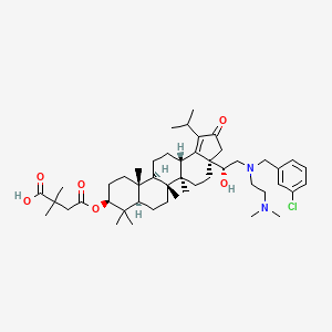molecular formula C48H73ClN2O6 B1194452 HIV-1 inhibitor-60 