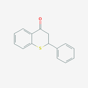molecular formula C15H12OS B11944599 2-Phenylthiochroman-4-one CAS No. 5962-00-5