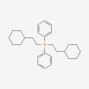 molecular formula C28H40Si B11944601 Bis(2-cyclohexylethyl)diphenylsilane 