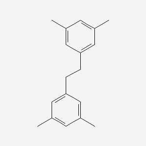 molecular formula C18H22 B11944614 Benzene, 1,1'-(1,2-ethanediyl)bis(dimethyl- CAS No. 63376-64-7