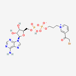 3-((3-Bromoacetylpyridinio)propyl)adenosine pyrophosphate