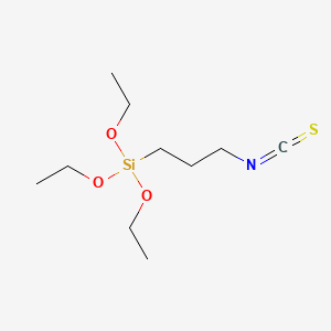 molecular formula C10H21NO3SSi B1194463 3-异硫氰酸丙基三乙氧基硅烷 CAS No. 58698-89-8