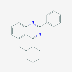 molecular formula C21H22N2 B11944633 4-(2-Methylcyclohexyl)-2-phenylquinazoline CAS No. 853310-67-5