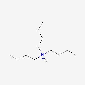 molecular formula C13H30N+ B1194469 Tributylmethylammonium CAS No. 29814-63-9