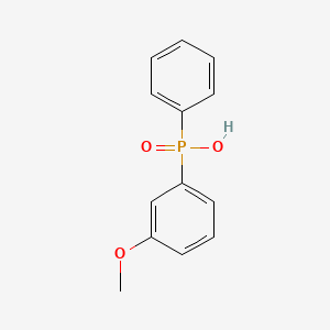 molecular formula C13H13O3P B11944732 (3-Methoxyphenyl)(phenyl)phosphinic acid 