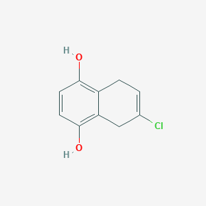 molecular formula C10H9ClO2 B11944761 6-Chloro-5,8-dihydronaphthalene-1,4-diol CAS No. 6941-86-2