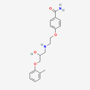 molecular formula C19H24N2O4 B1194477 Tolamolol CAS No. 38103-61-6