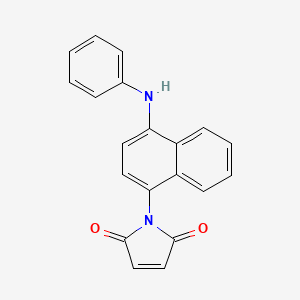 molecular formula C20H14N2O2 B1194481 N-(1-anilinonaphthalyl)-4-maleimide CAS No. 50539-45-2