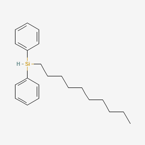 molecular formula C22H32Si B11944862 Decyldiphenylsilane CAS No. 18754-81-9