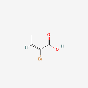 molecular formula C4H5BrO2 B11944869 cis-alpha-Bromocrotonic acid CAS No. 36297-22-0
