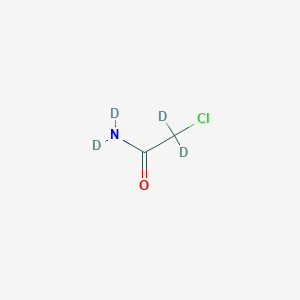 molecular formula C2H4ClNO B119449 2-chloro-N,N,2,2-tetradeuterioacetamide CAS No. 122775-20-6