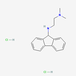 molecular formula C17H22Cl2N2 B11944911 N,N-Dimethyl-N'-(fluoren-9-YL)ethylenediamine dihydrochloride 