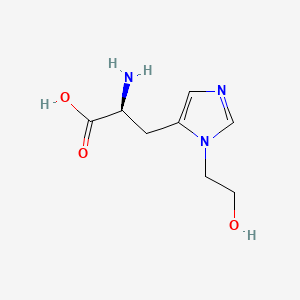 molecular formula C8H13N3O3 B1194492 3-(2-Hydroxyethyl)histidine CAS No. 70962-69-5