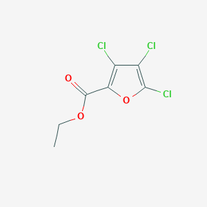 molecular formula C7H5Cl3O3 B11944920 Ethyl 3,4,5-trichlorofuran-2-carboxylate 