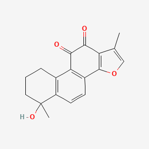 molecular formula C18H16O4 B1194493 Tanshinol B CAS No. 96839-29-1