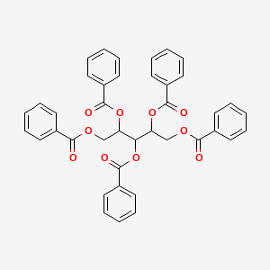 molecular formula C40H32O10 B11944986 Xylitol, pentabenzoate CAS No. 36030-82-7