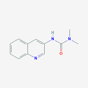 molecular formula C12H13N3O B11945018 1,1-Dimethyl-3-quinolin-3-ylurea 