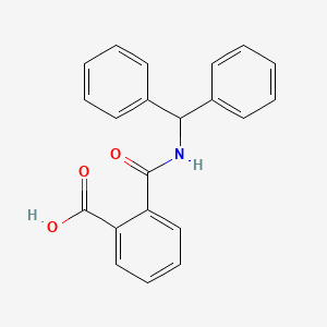 molecular formula C21H17NO3 B11945087 2-[(Diphenylmethyl)carbamoyl]benzoic acid CAS No. 94881-00-2