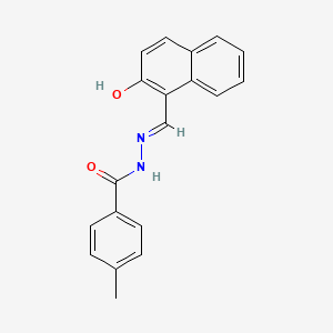 molecular formula C19H16N2O2 B11945115 4-Methylbenzoic (2-hydroxy-1-naphthylmethylene)hydrazide CAS No. 82859-80-1