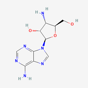molecular formula C10H14N6O3 B1194517 3'-氨基-3'-脱氧腺苷 CAS No. 2504-55-4