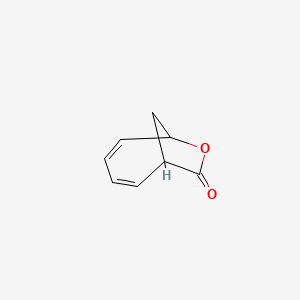 molecular formula C8H8O2 B11945226 7-Oxabicyclo[4.2.1]nona-2,4-dien-8-one CAS No. 28000-13-7